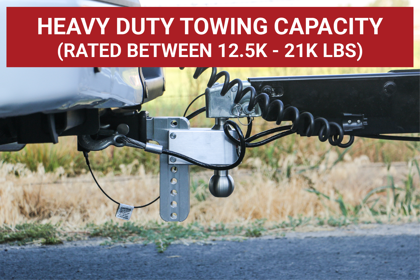 Weigh Safe 180 Hitch - Drop Hitch w/SS Combo Ball - 10" Drop for 3" Shank w/Lock Set LTB10-3-SET