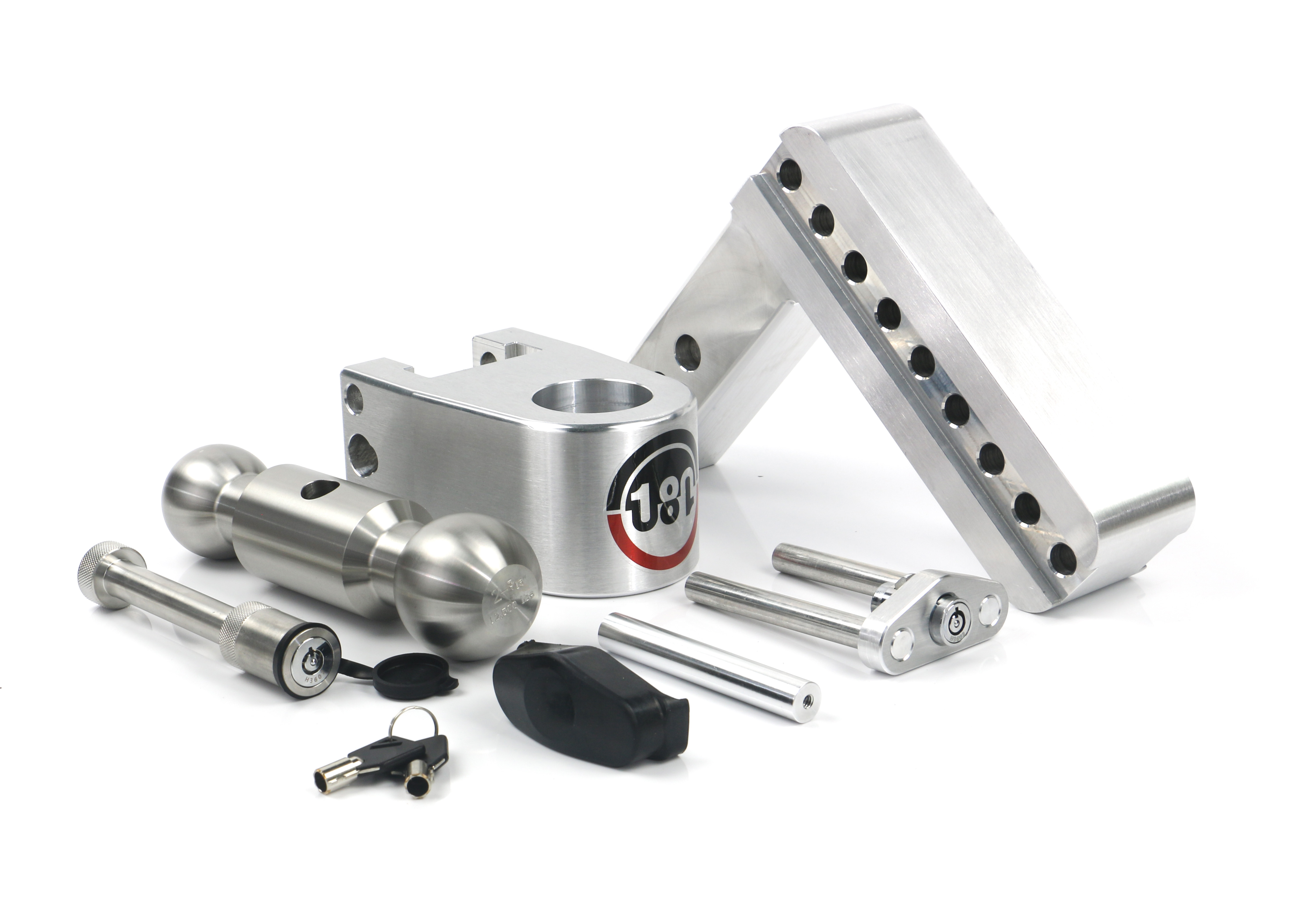 Weigh Safe 180 Hitch - Drop Hitch w/SS Combo Ball - 6" Drop for 2" Shank w/Hitch Pin LTB6-2-KA