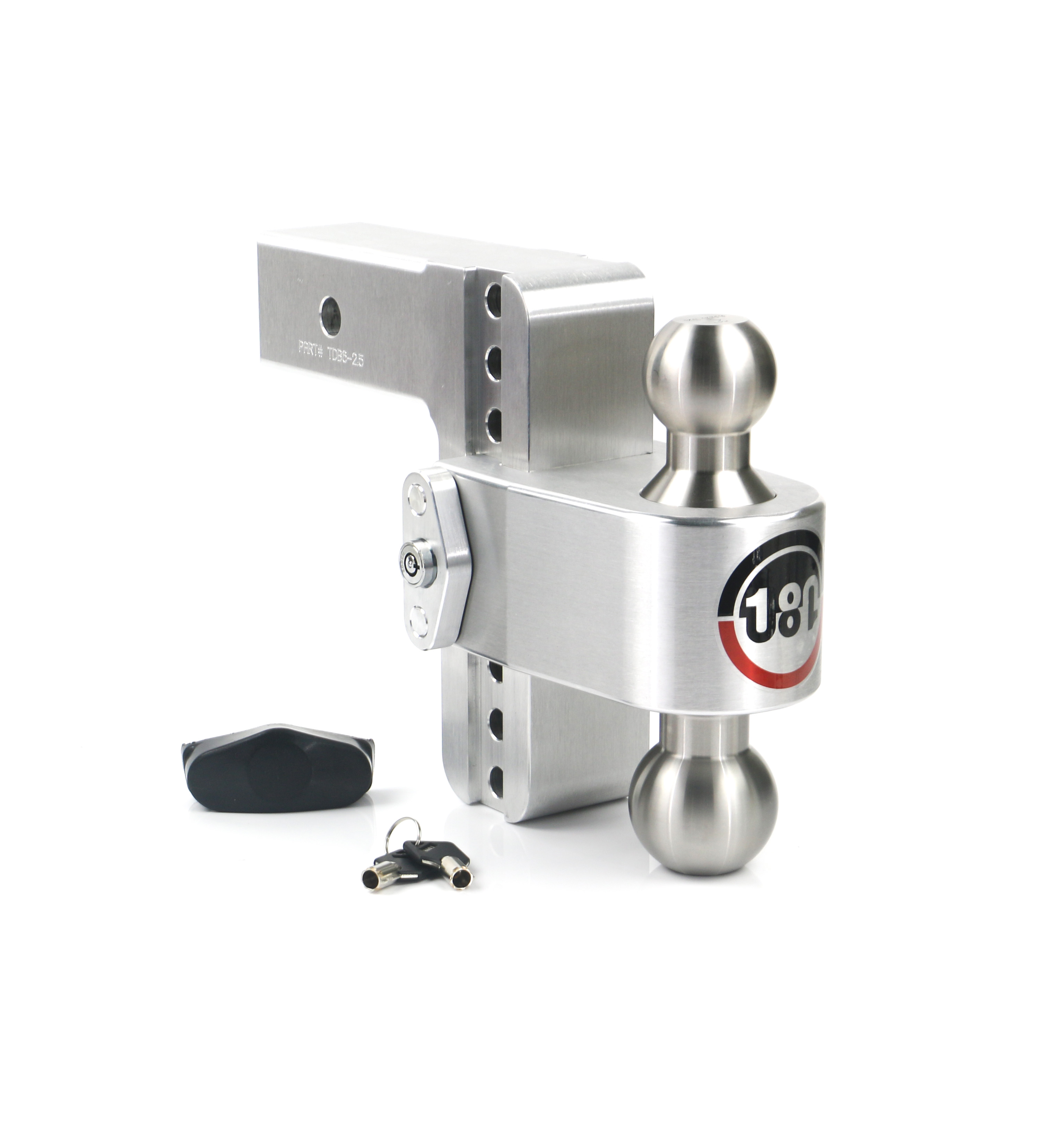 Weigh Safe 180 Hitch - Drop Hitch w/SS Combo Ball - 6" Drop for 2.5" Shank LTB6-2.5