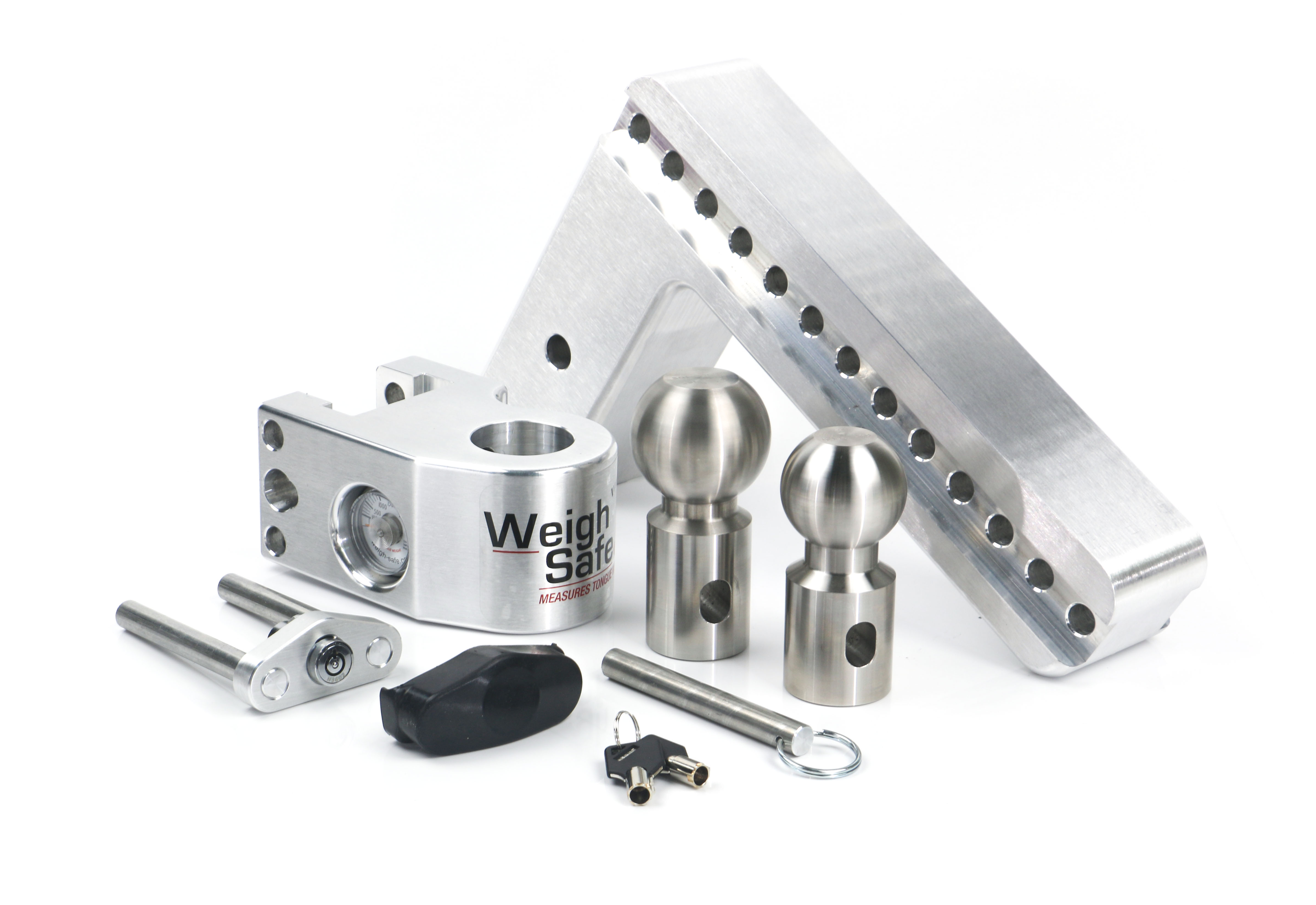 Weigh Safe Weigh Safe Adjustable Drop Hitch - 10" Drop for 3" Shank WS10-3