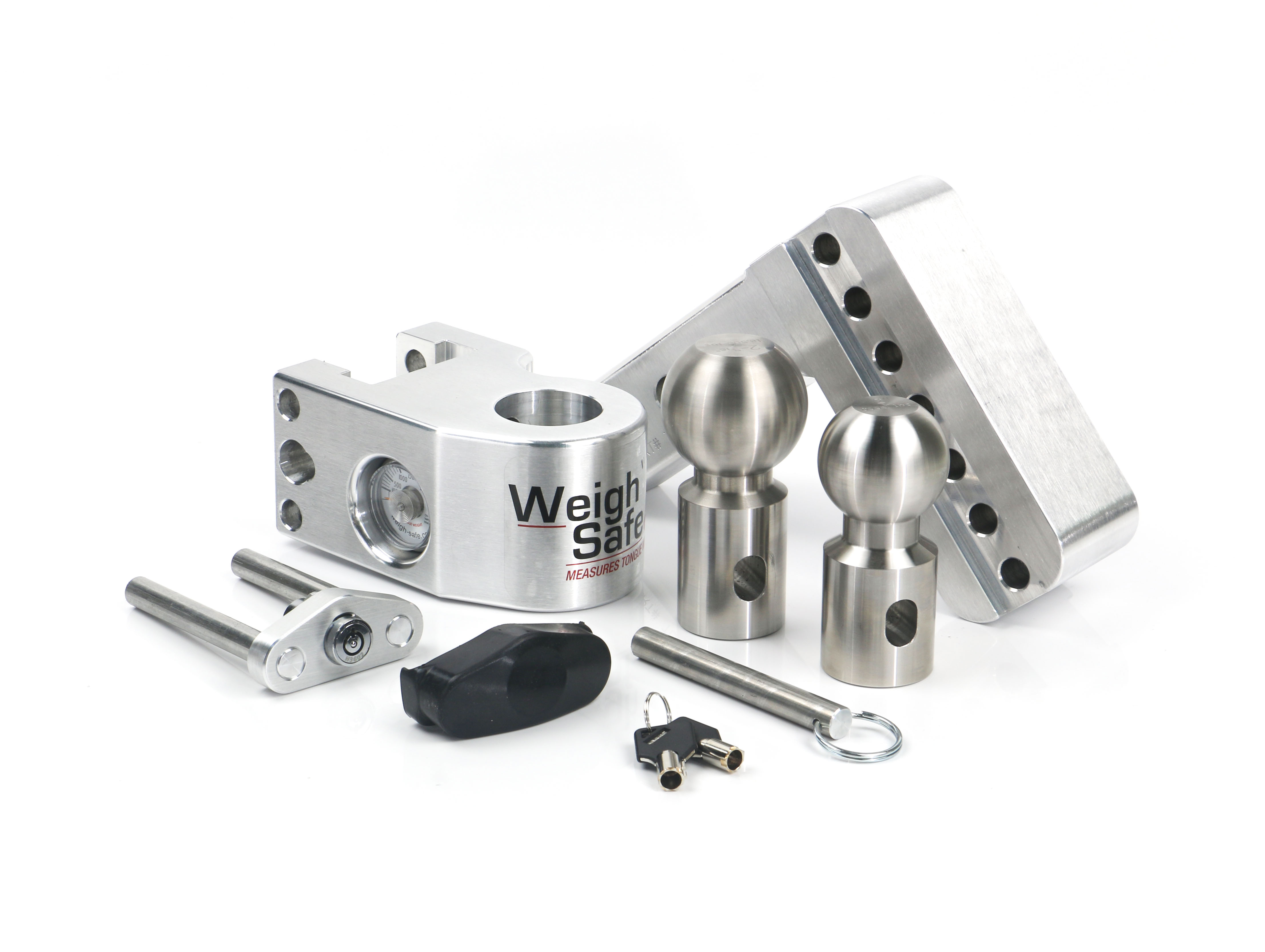 Weigh Safe Weigh Safe Adjustable Drop Hitch - 4" Drop for 2" Shank WS4-2