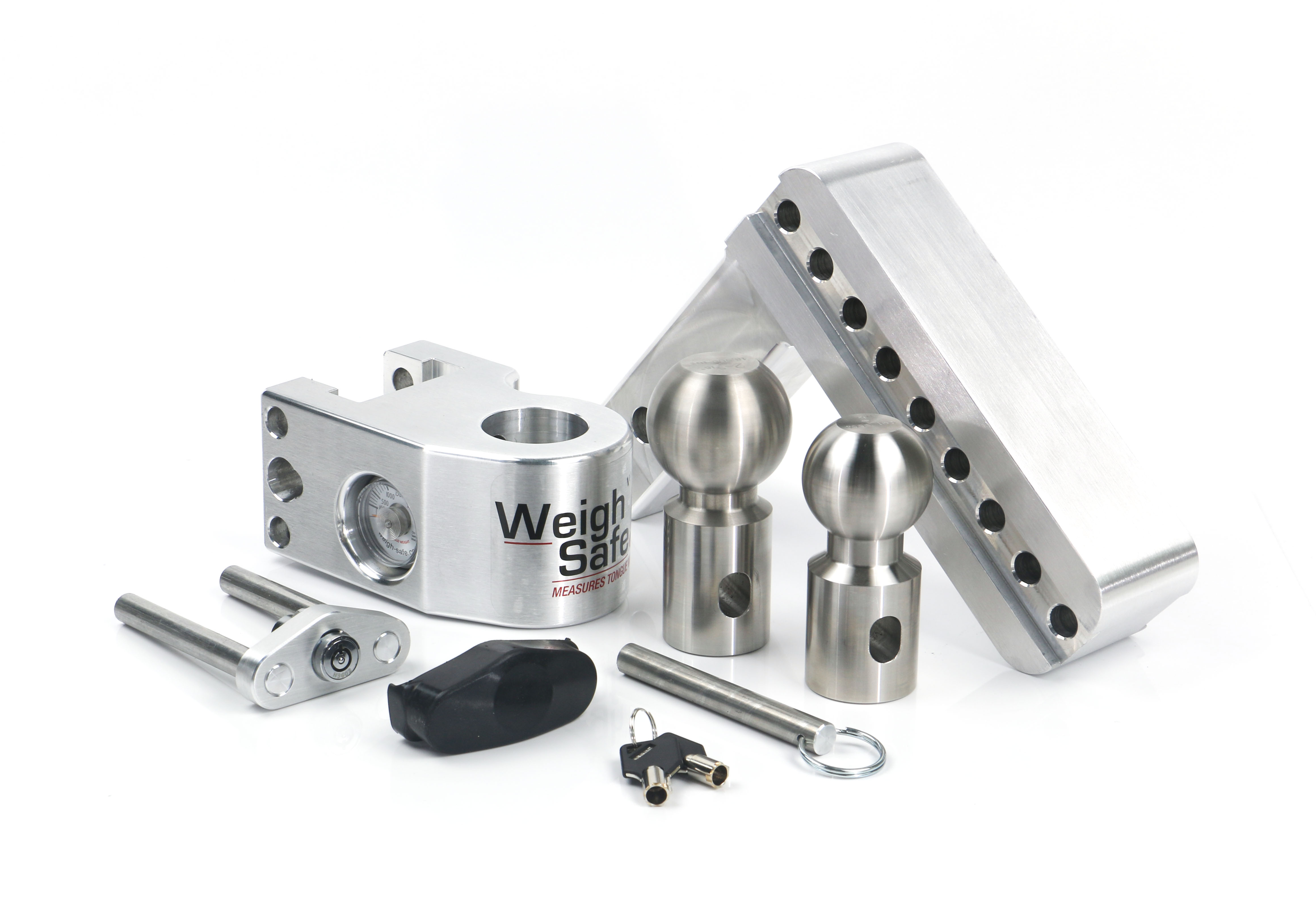 Weigh Safe Weigh Safe Adjustable Drop Hitch - 6" Drop for 2" Shank WS6-2