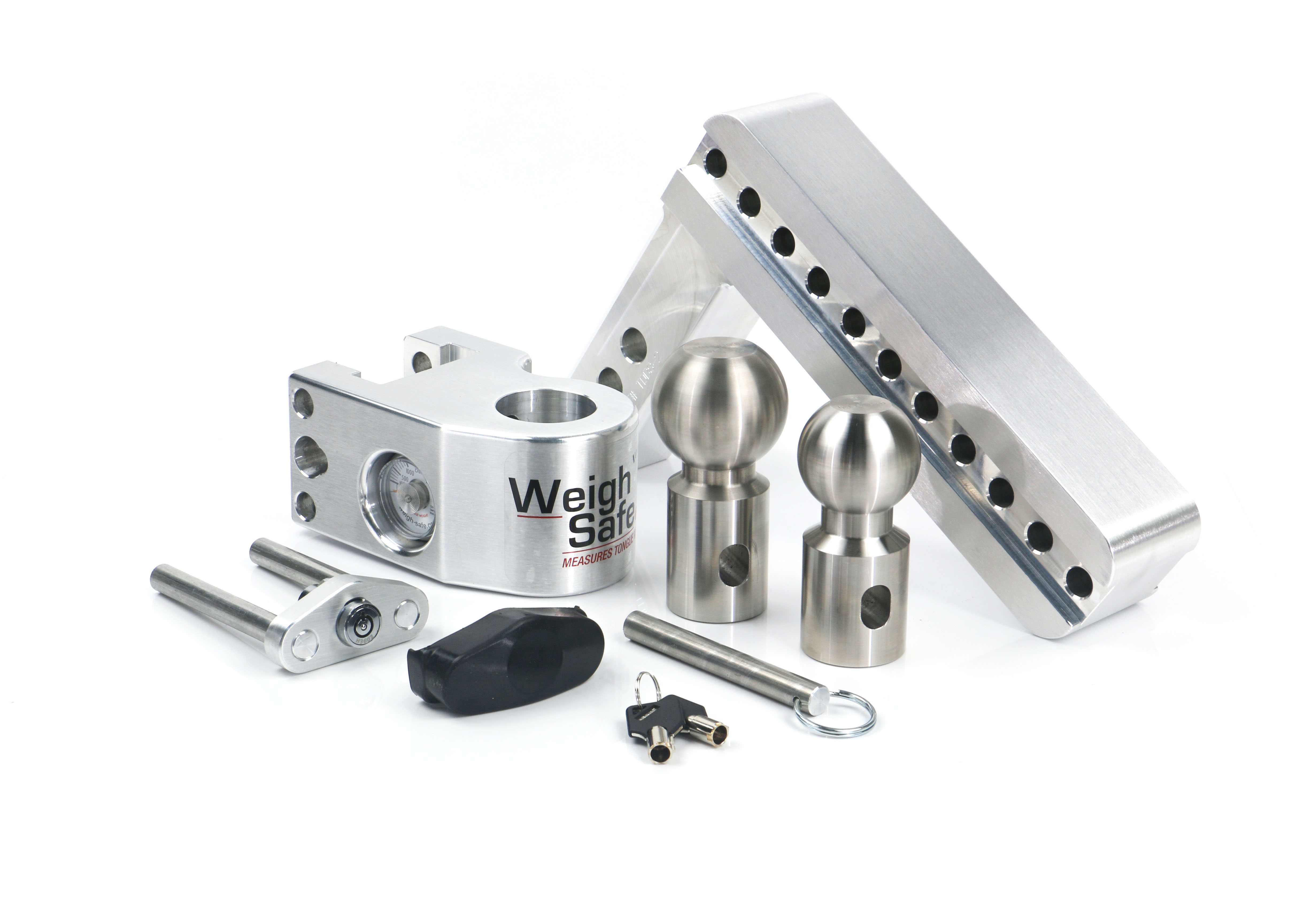 Weigh Safe Weigh Safe Adjustable Drop Hitch - 8" Drop for 2" Shank WS8-2