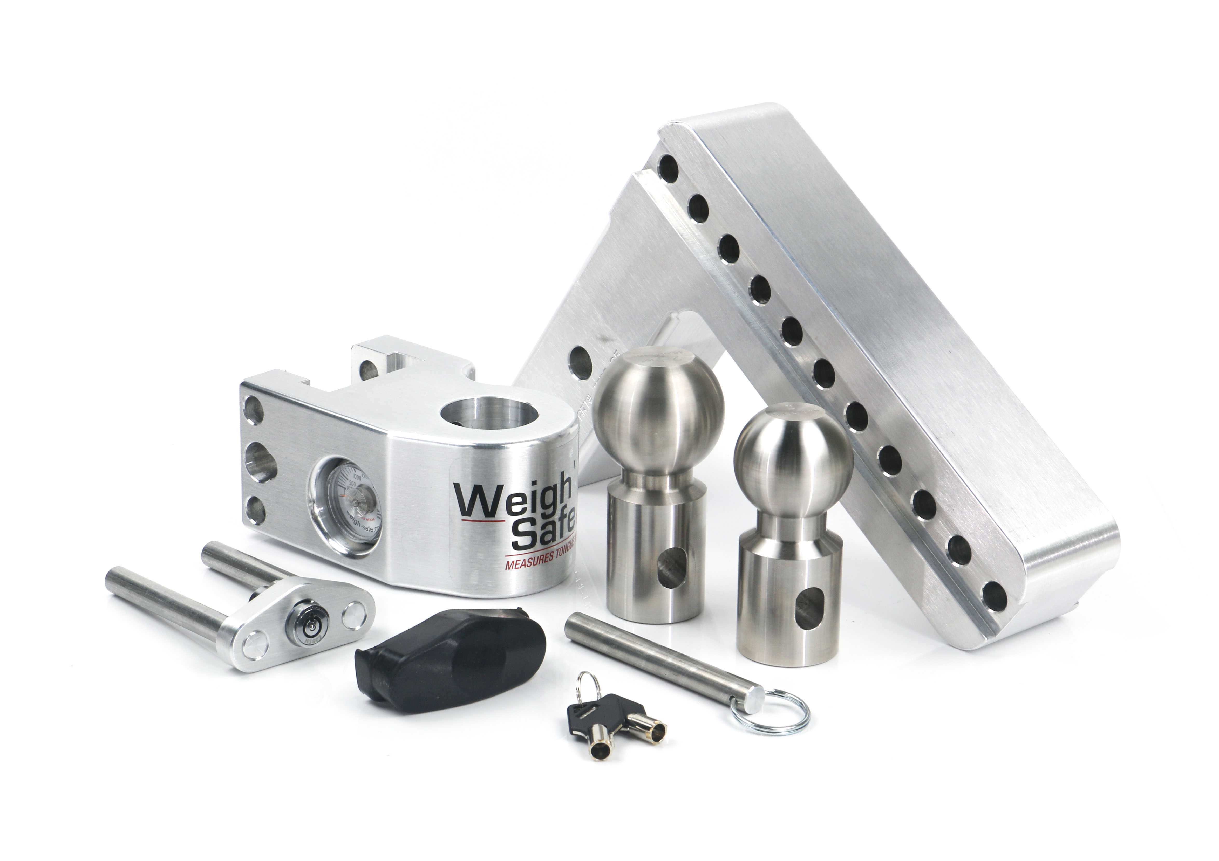 Weigh Safe Weigh Safe Adjustable Drop Hitch - 8" Drop for 2.5" Shank WS8-2.5