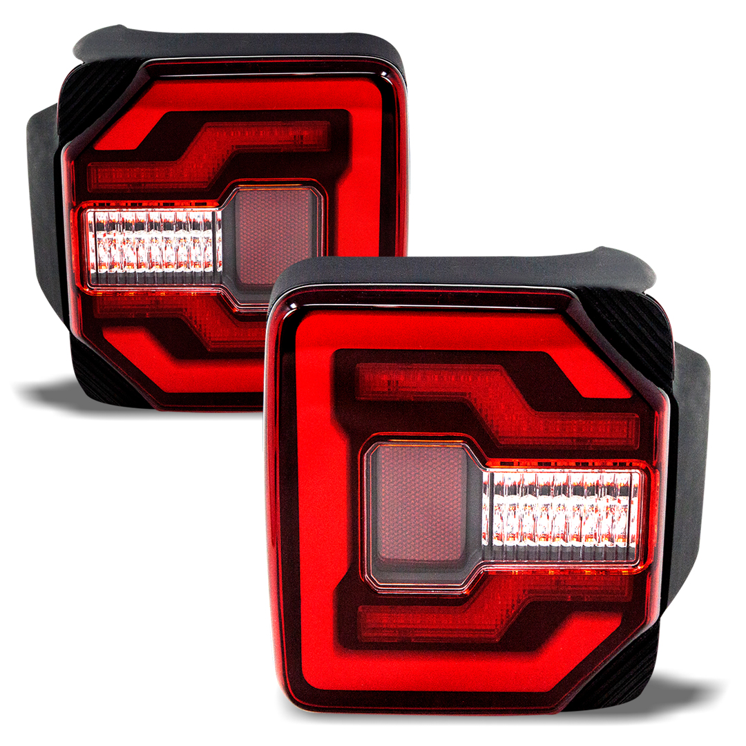 Winjet RENEGADE TAIL LIGHTS CTRNG0650-BR-SQ