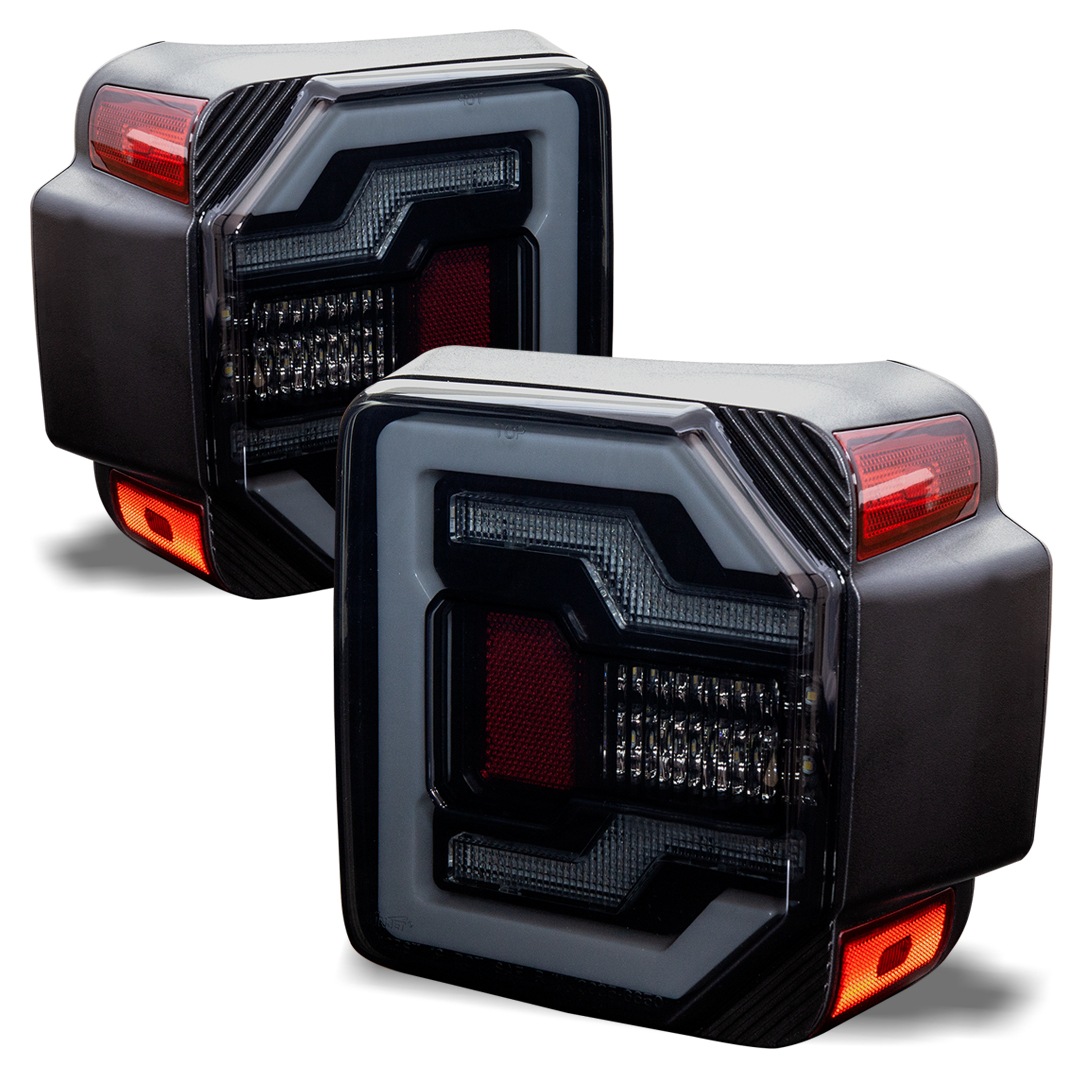 Winjet RENEGADE TAIL LIGHTS CTRNG0650-BS-SQ