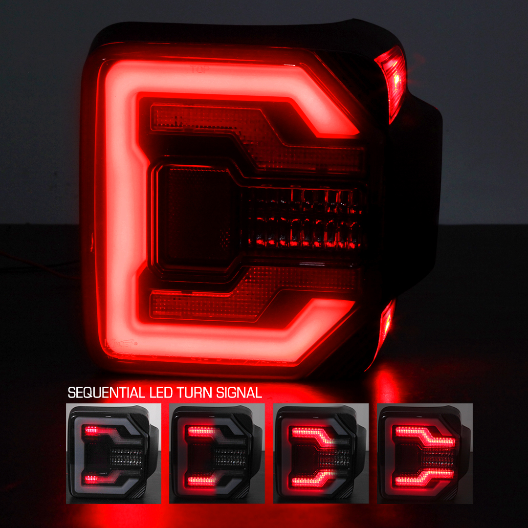 Winjet RENEGADE TAIL LIGHTS CTRNG0650B-BC-SQ