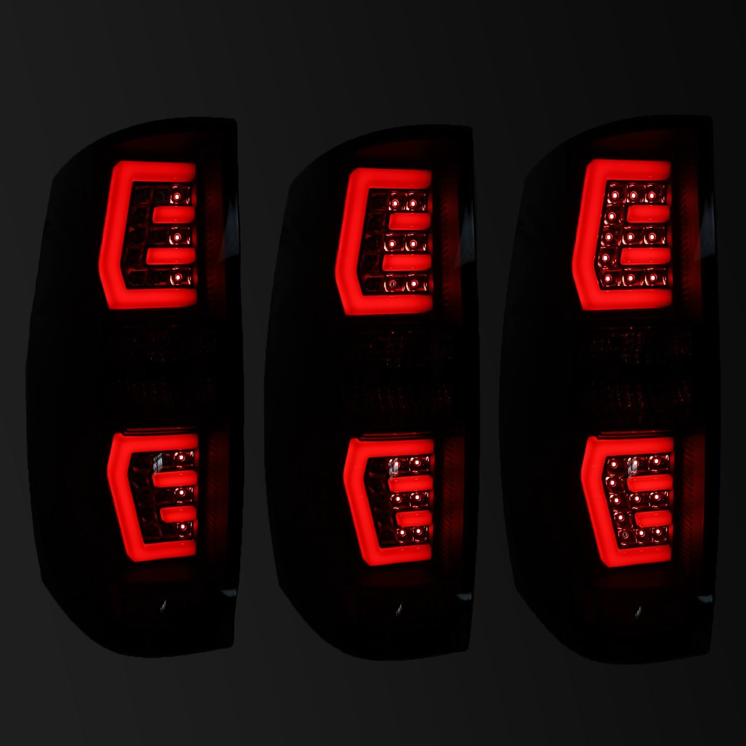 Winjet RENEGADE TAIL LIGHTS CTRNG0663-CR-SQ