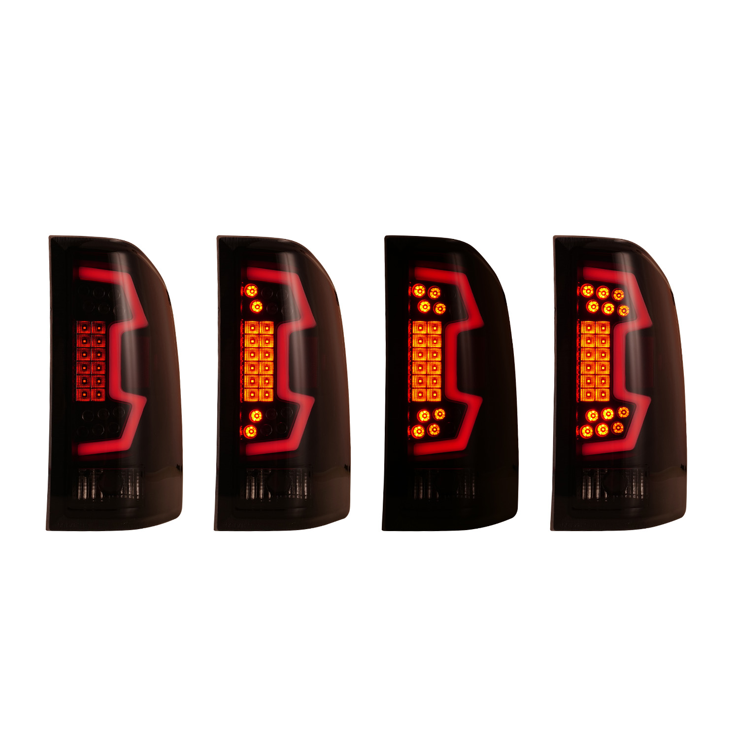 Winjet RENEGADE TAIL LIGHTS CTRNG0666-BS-SQ