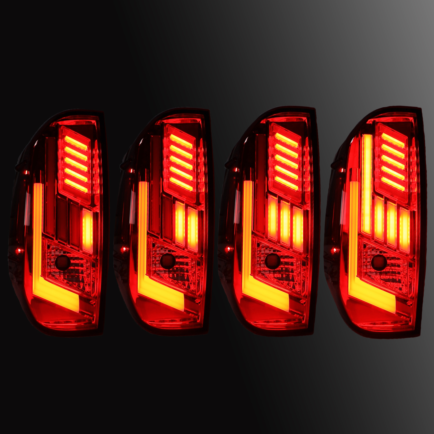 Winjet RENEGADE TAIL LIGHTS CTRNG0667-CR-SQ