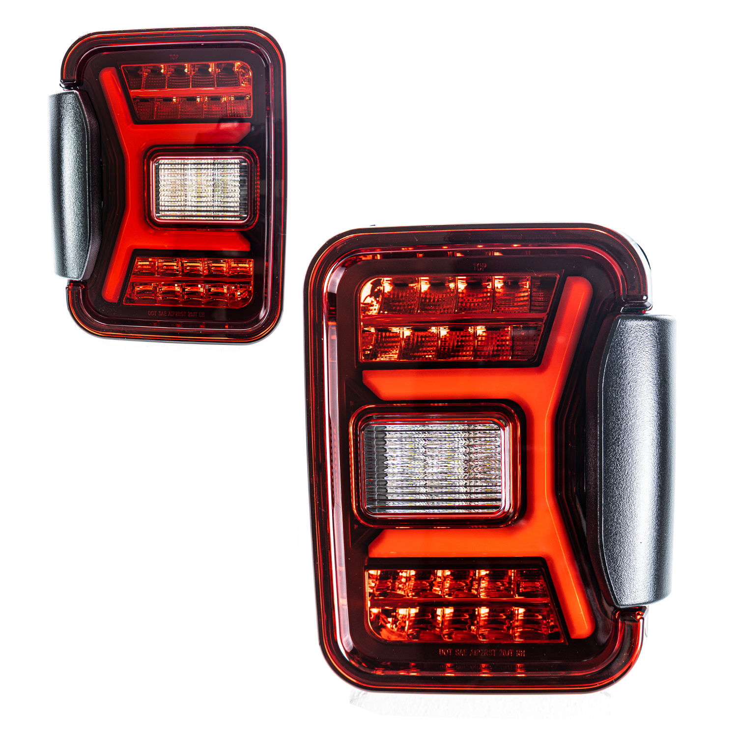 Winjet RENEGADE TAIL LIGHTS CTRNG0669-BR-SQ
