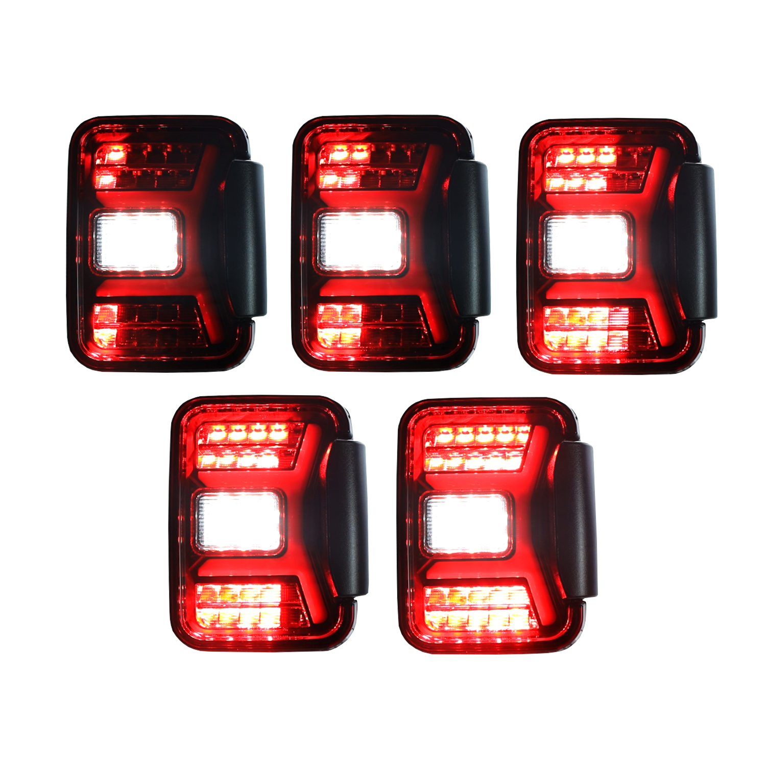 Winjet RENEGADE TAIL LIGHTS CTRNG0669-BR-SQ