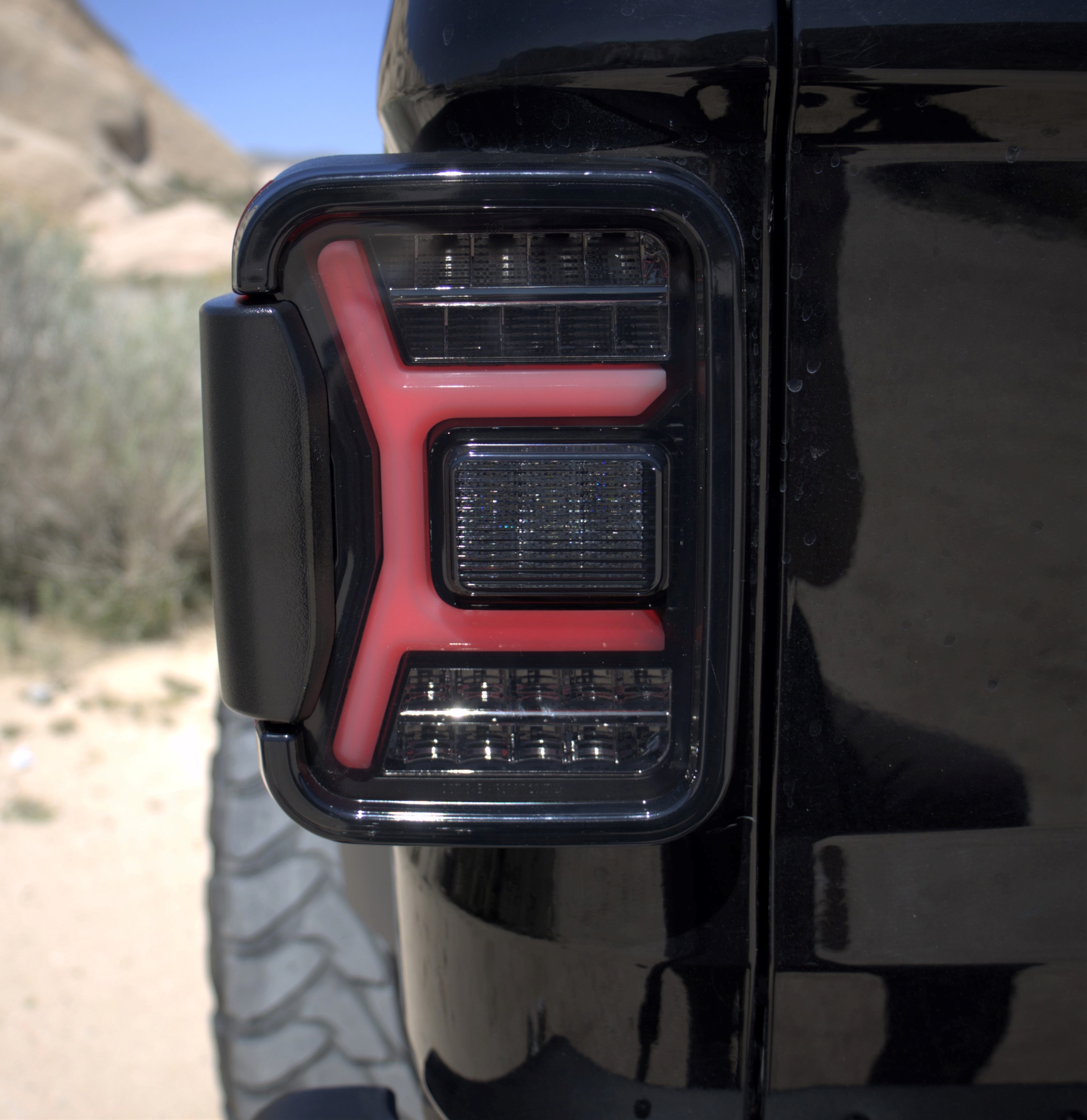 Winjet RENEGADE TAIL LIGHTS CTRNG0669-BS-SQ