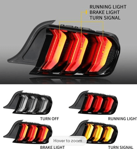 Winjet RENEGADE TAIL LIGHTS CTRNG0680-GBC