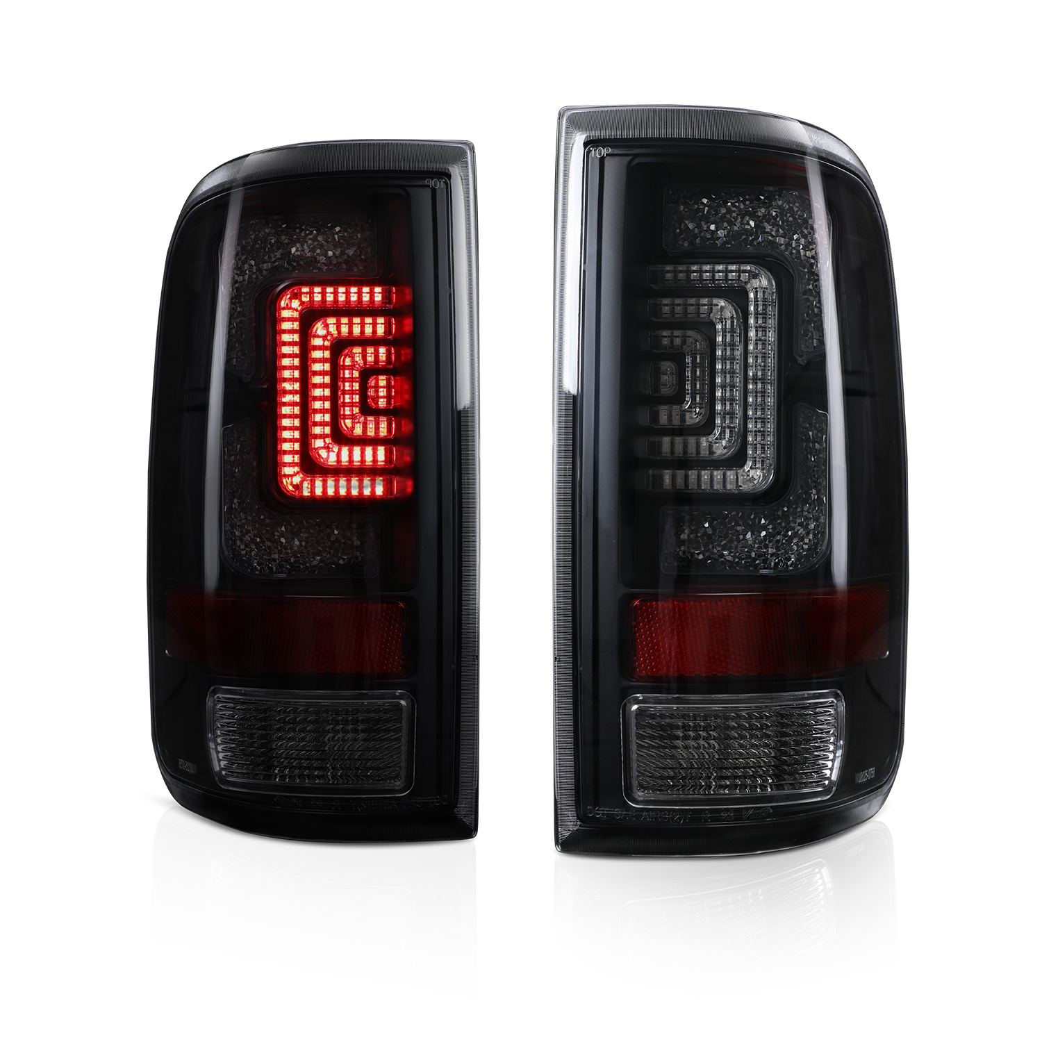 Winjet Renegade Series LED Tail Lights CTRNG0758-BC-SQ