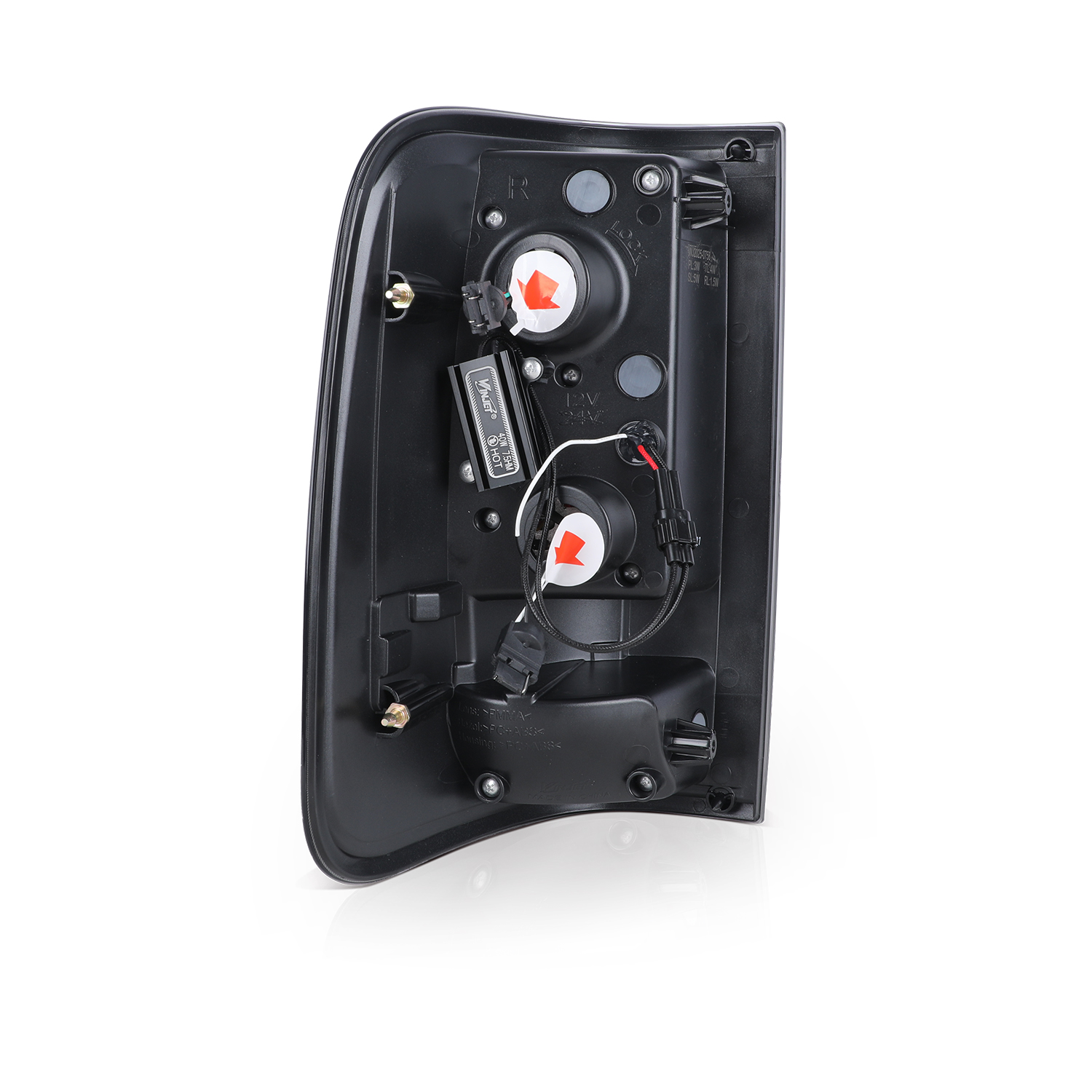 Winjet Renegade Series LED Tail Lights CTRNG0758-BS-T6-SQ