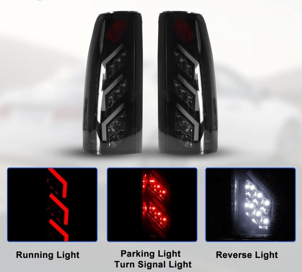 Winjet Winjet TAIL LIGHTS CTWJ-0702-BS
