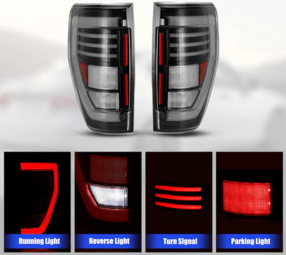 Winjet WINJET TAIL LIGHTS CTWJ-0706-BC-SQ