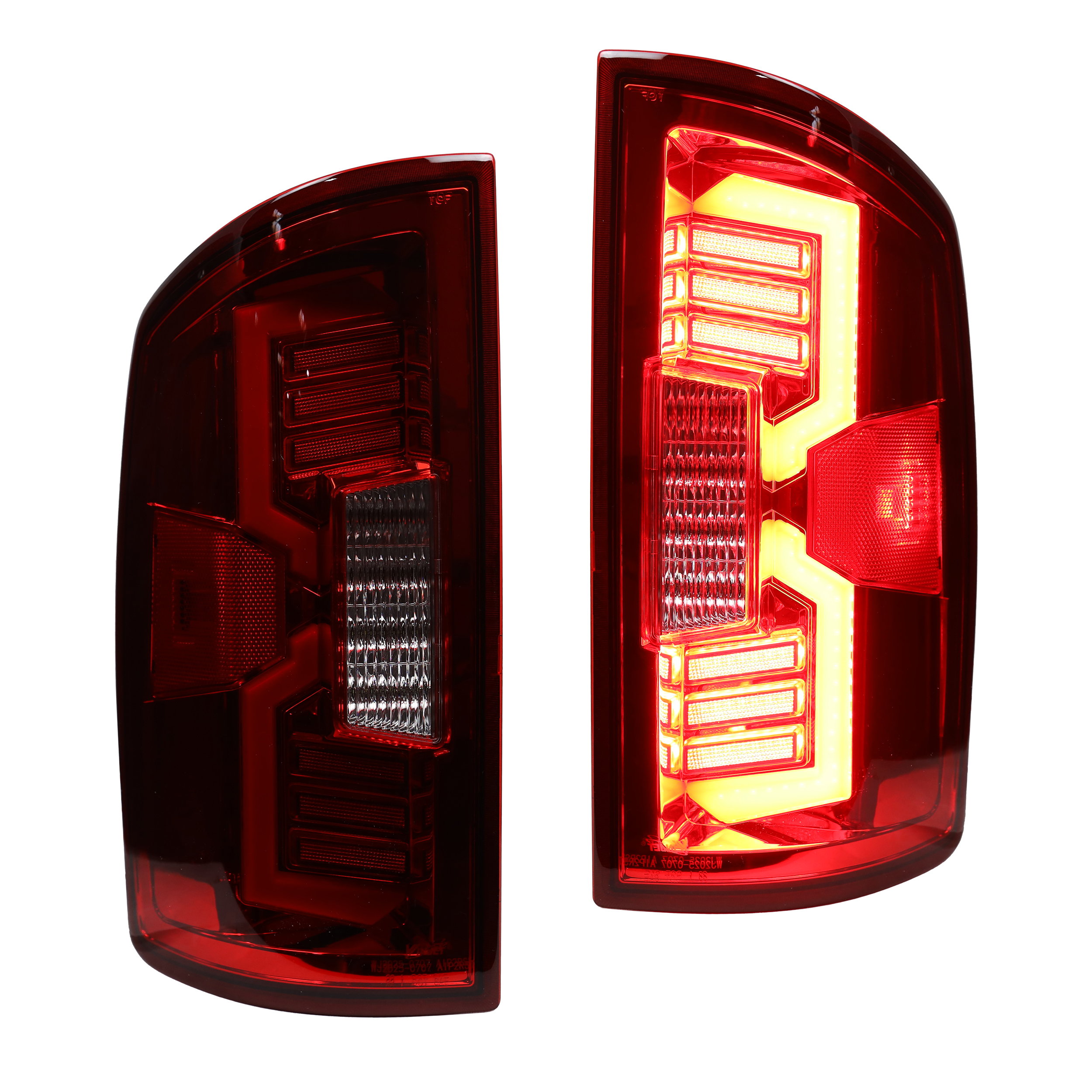 Winjet WINJET TAIL LIGHTS CTWJ-0707-CR-SQ