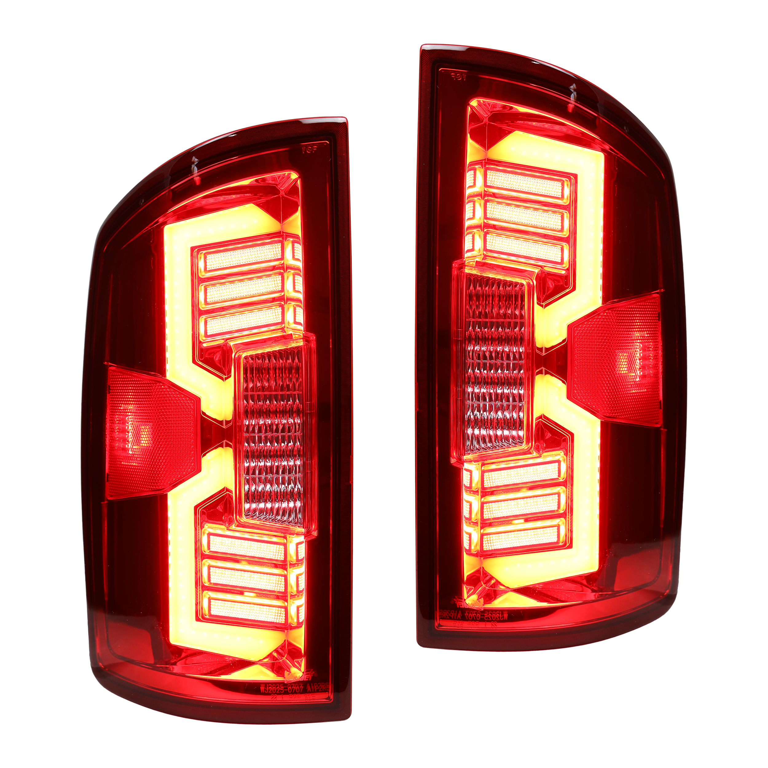 Winjet WINJET TAIL LIGHTS CTWJ-0707-CR-SQ