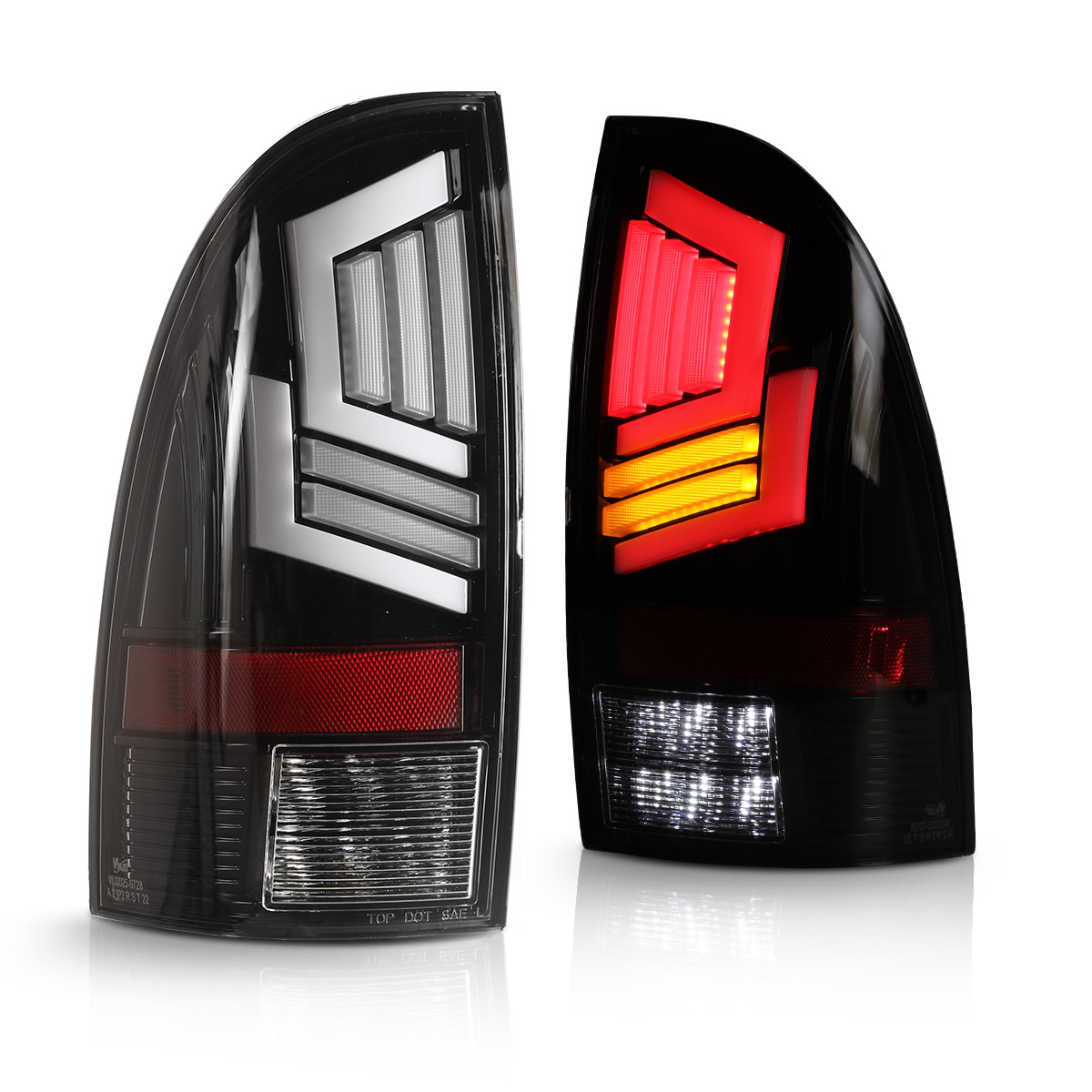 Winjet Winjet LED Tail Lights CTWJ-0728-GBC-SQ