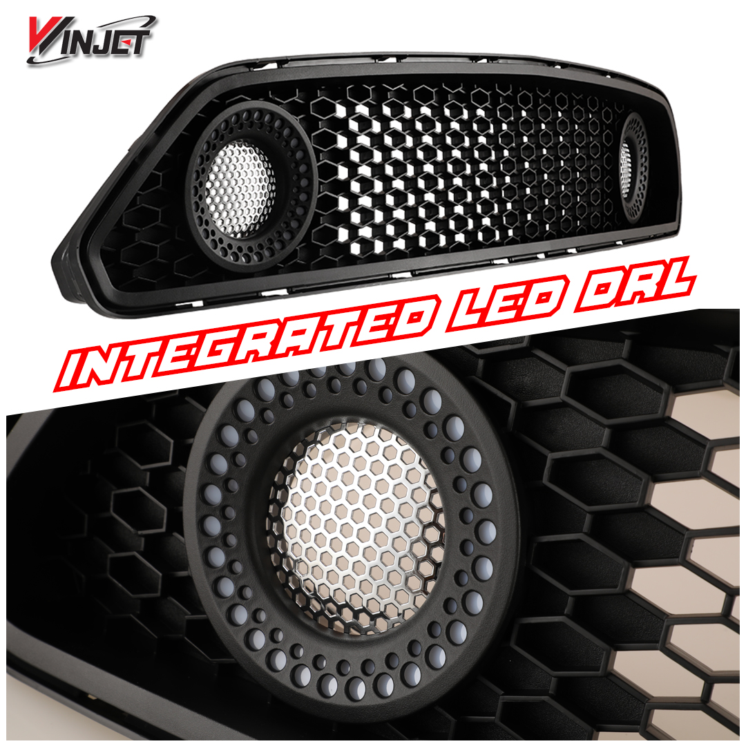 Winjet RENEGADE GRILLE W-FOG LIGHTS CGRNG0613-DRL