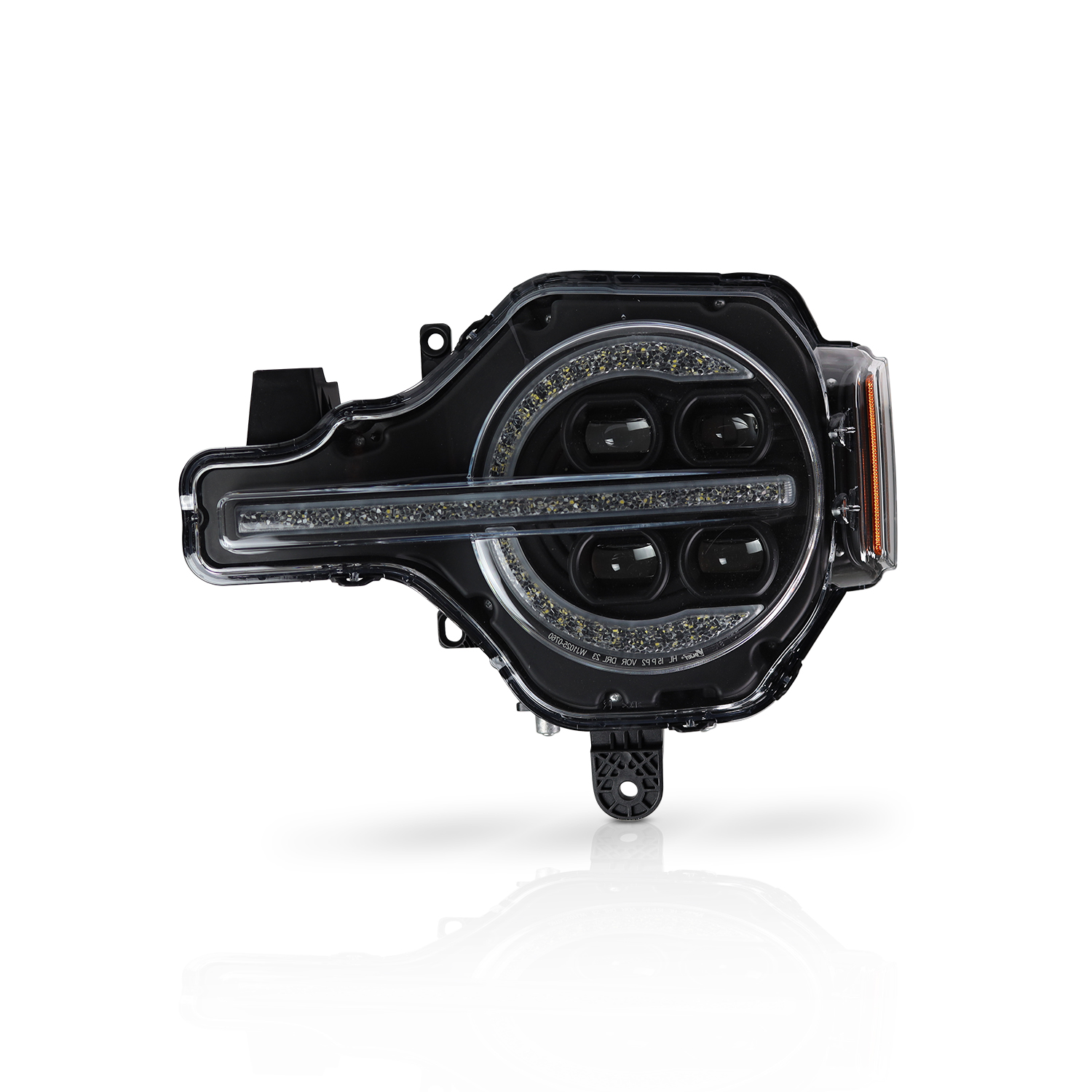 Winjet Renegade Series Bronco LED Headlights CHRNG0760-B-SQ