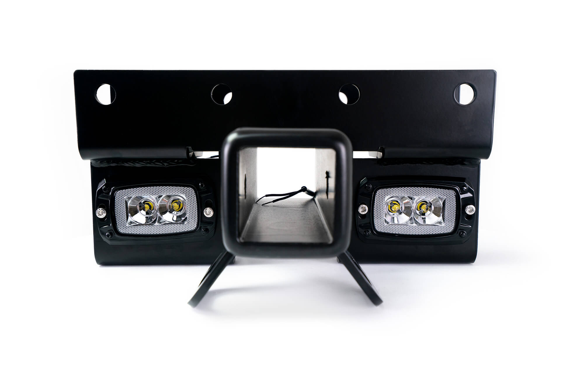 DV8 Offroad AHJP-02 07-22 JEEP WRANGLER JK/JL BOLT ON HITCH WITH CUBE LIGHTS AHJP-01