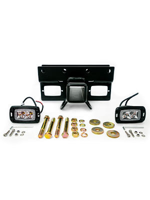 DV8 Offroad AHJP-02 07-22 JEEP WRANGLER JK/JL BOLT ON HITCH WITH CUBE LIGHTS AHJP-01