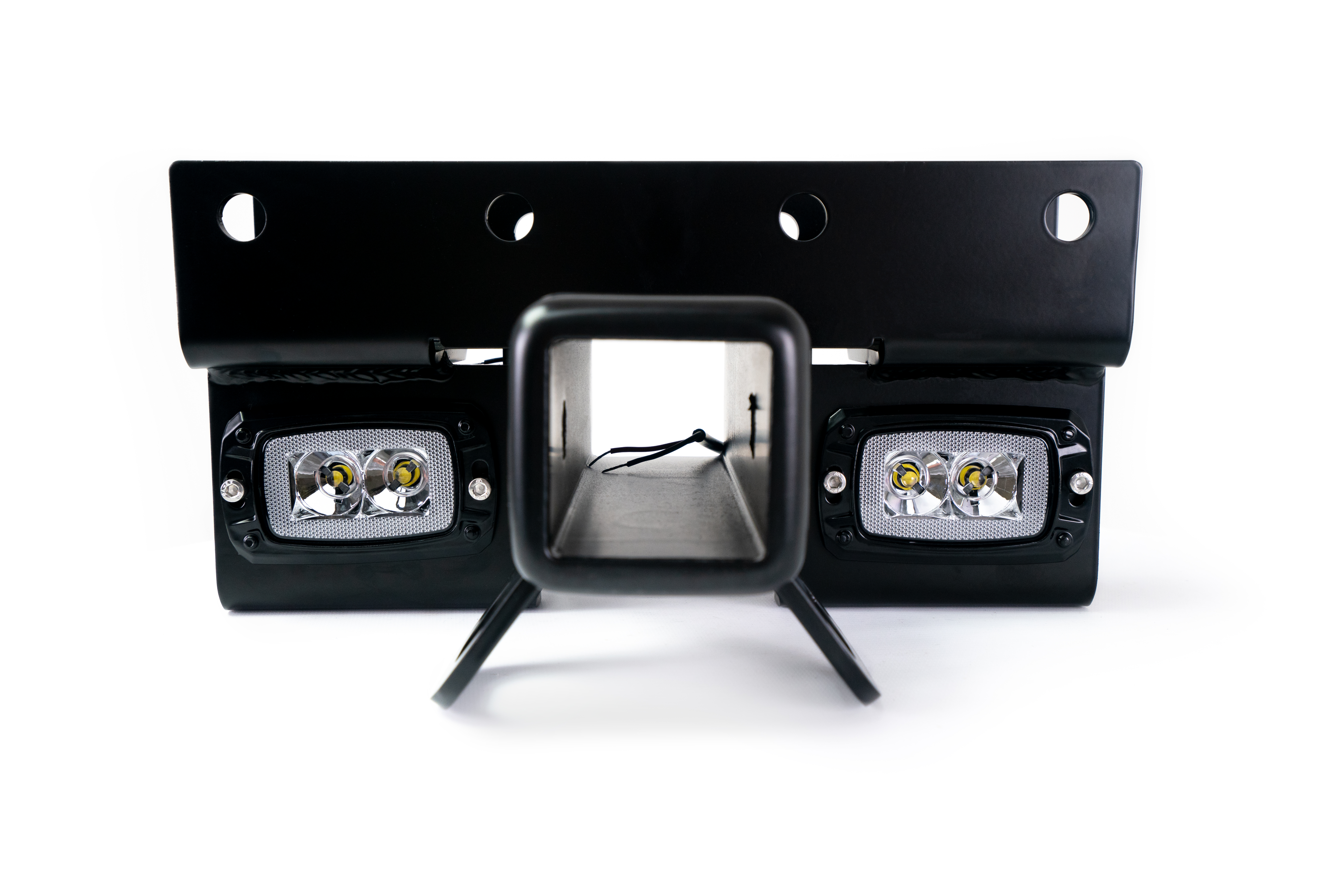 DV8 Offroad AHJP-02 07-22 JEEP WRANGLER JK/JL BOLT ON HITCH WITH CUBE LIGHTS AHJP-01