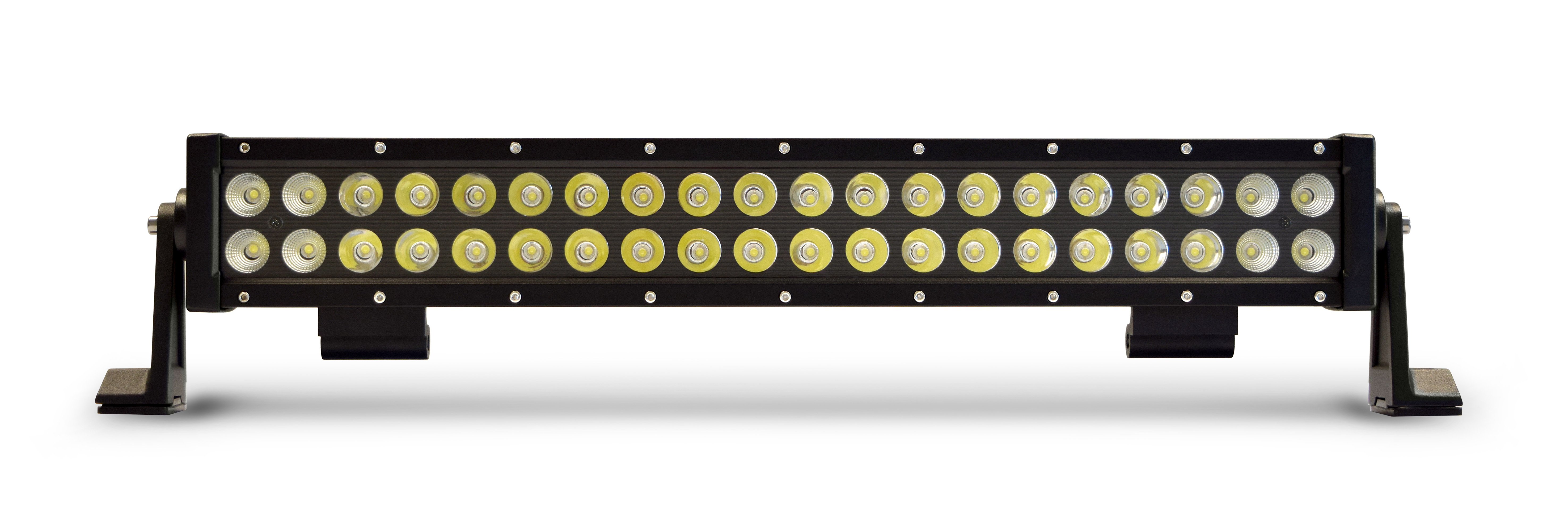 DV8 Offroad 20 in. Dual Row LED Light Bar; Black Face BR20E120W3W