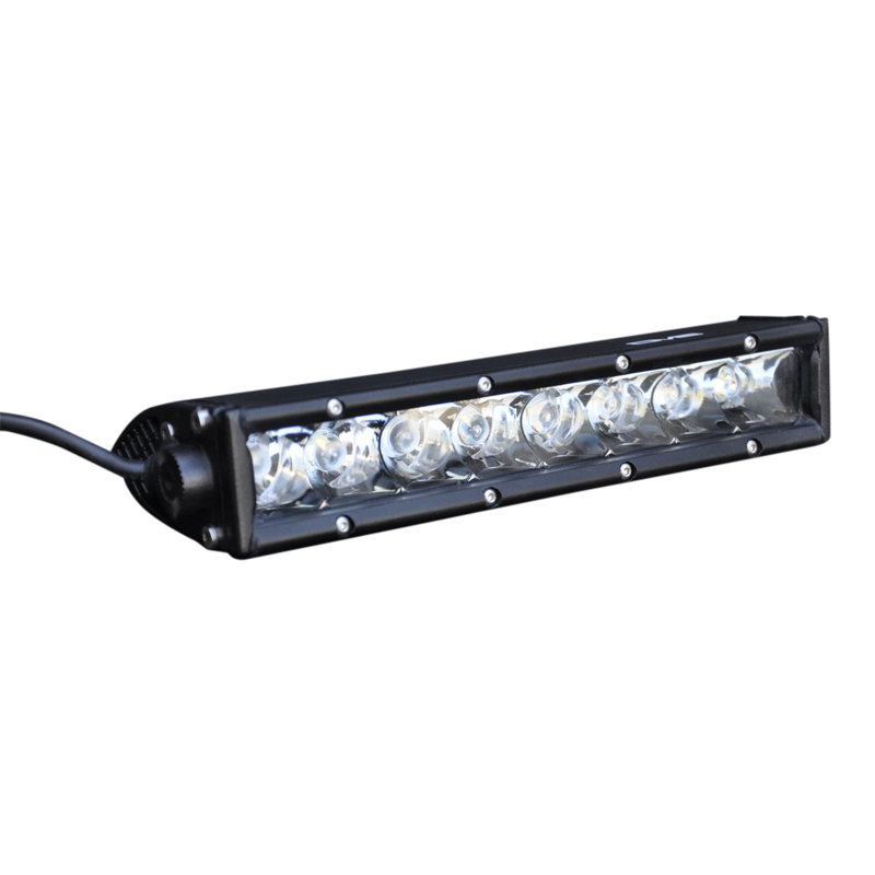 DV8 Offroad 10 in. Single Row LED Light Bar; Chrome Face BS10E50W5W