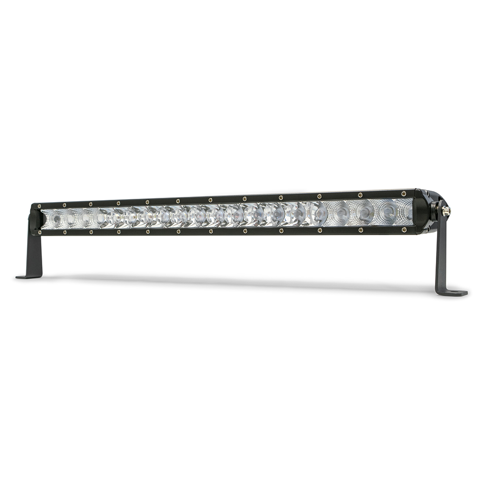 DV8 Offroad 20 in. Single Row LED Light Bar; Chrome Face BS20E100W5W