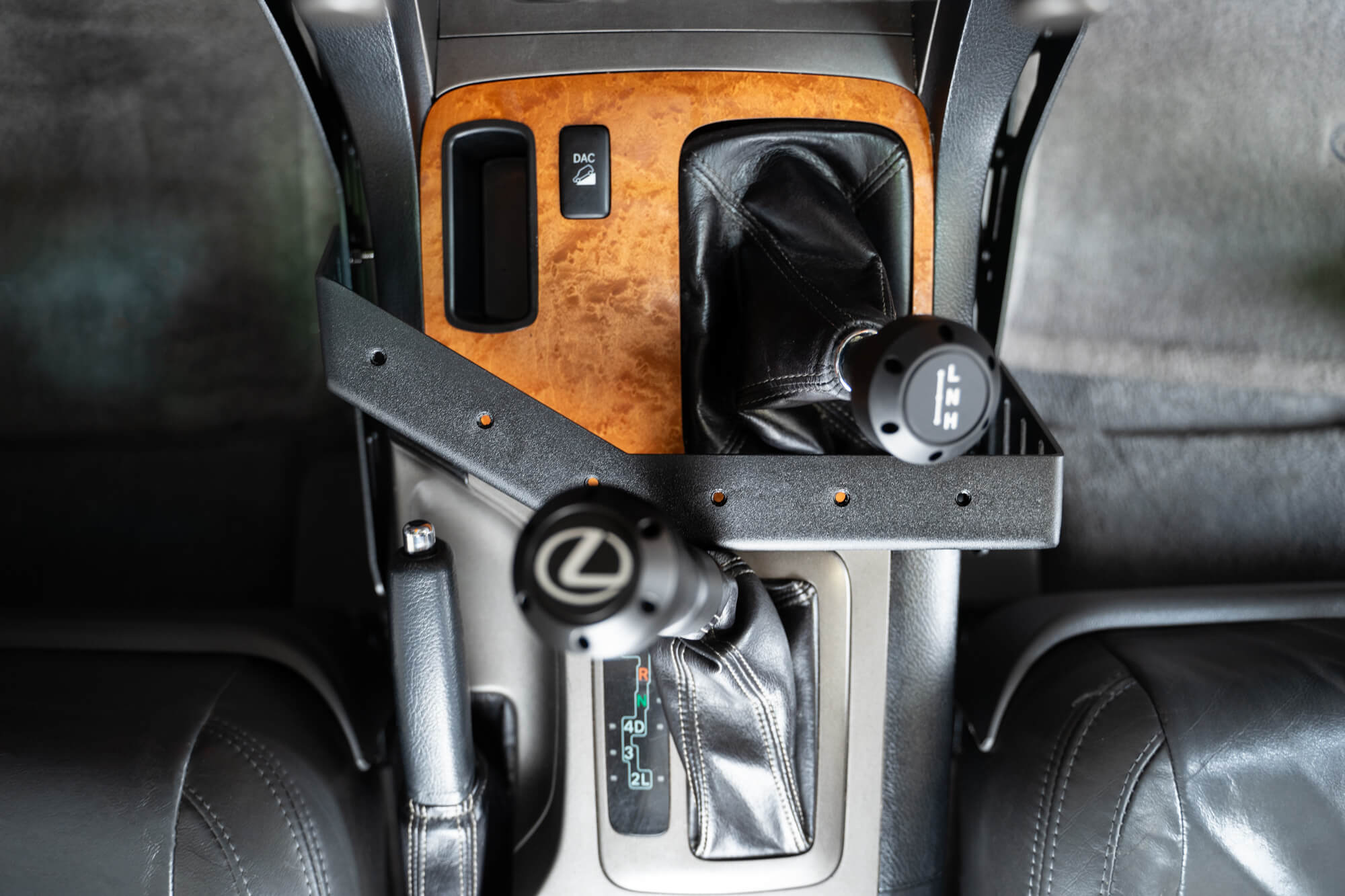 DV8 Offroad Lexus GX 470 Center Console Molle Panels & Digital Device Bridge CCGX-01