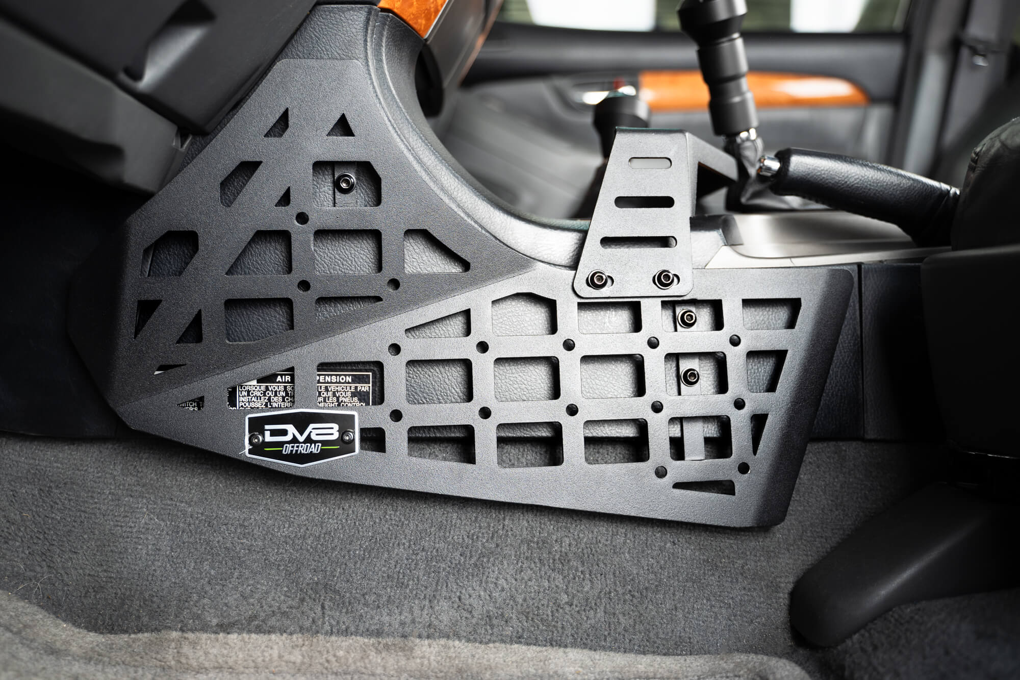 DV8 Offroad Lexus GX 470 Center Console Molle Panels & Digital Device Bridge CCGX-01