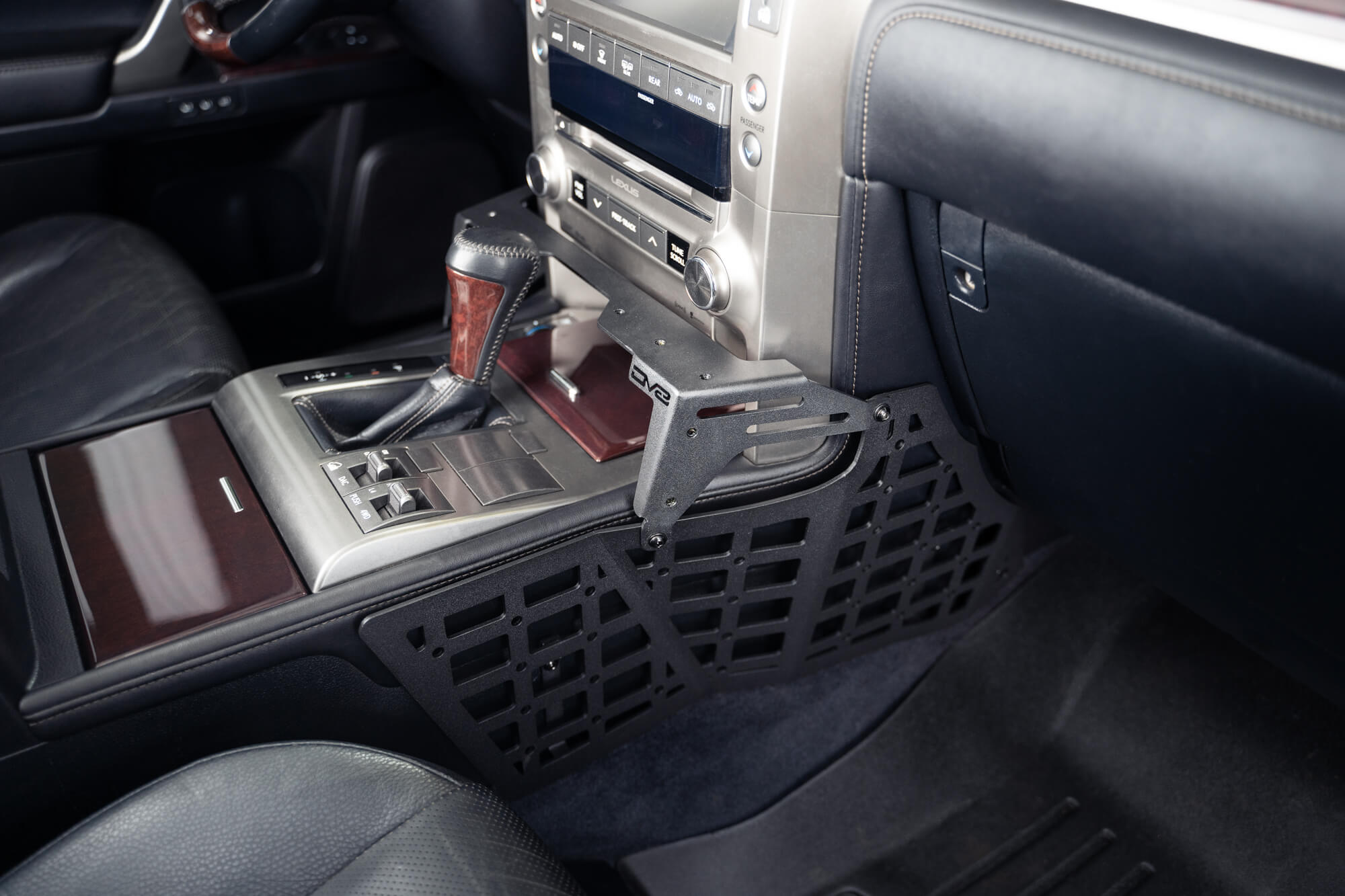 DV8 Offroad Lexus GX 460 Center Console Molle Panels & Digital Device Bridge CCGX-02