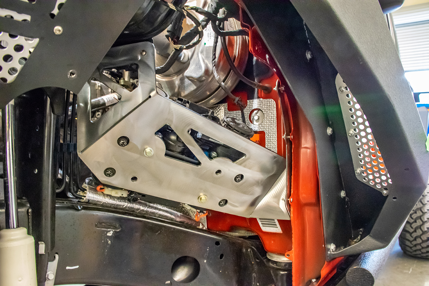 DV8 Offroad Engine Bay Compressor Mount CMJL-01