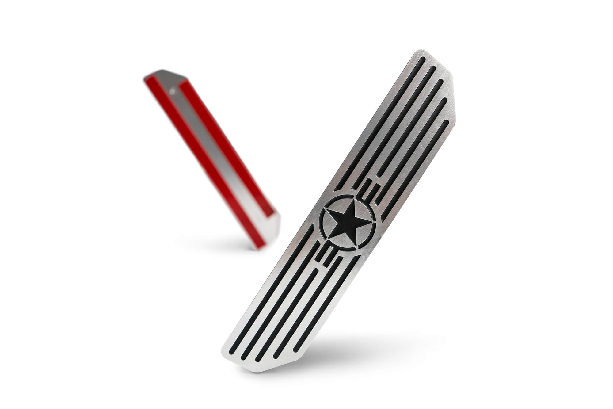 DV8 Offroad Rear Sill Plates with in.Since 1942 in. Logo D-JL-180014-STR4