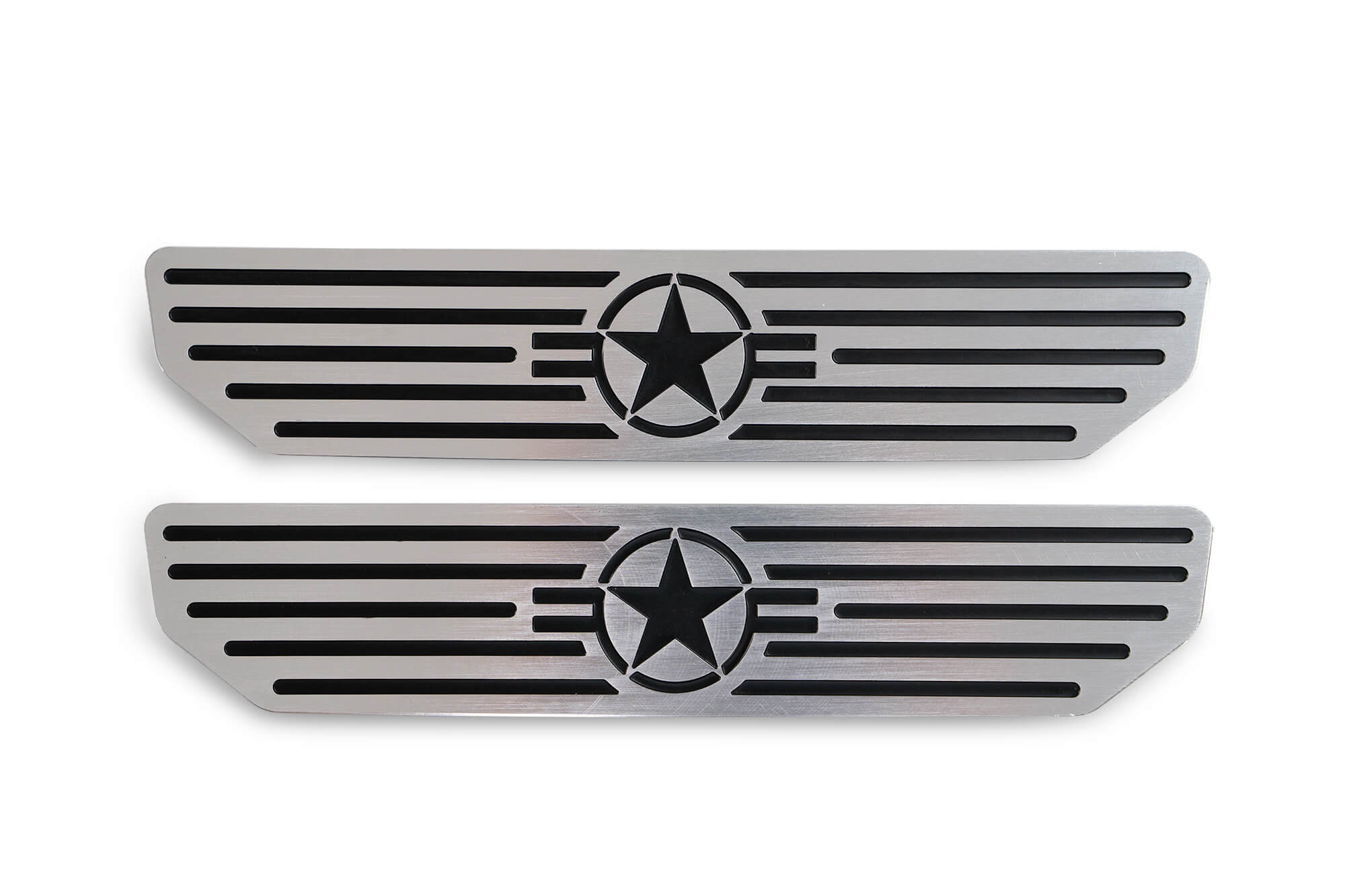 DV8 Offroad Rear Sill Plates with in.Since 1942 in. Logo D-JL-180014-STR4