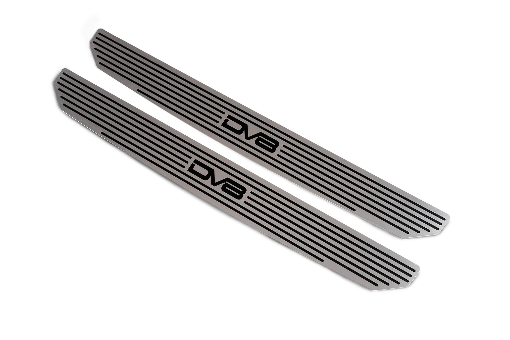 DV8 Offroad Front Sill Plates with DV8 Logo D-JL-180014-SIL2