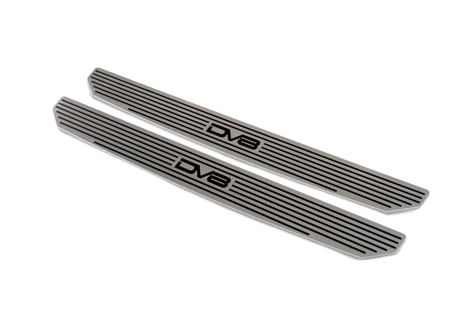 DV8 Offroad Front Sill Plates with DV8 Logo D-JL-180014-SIL2