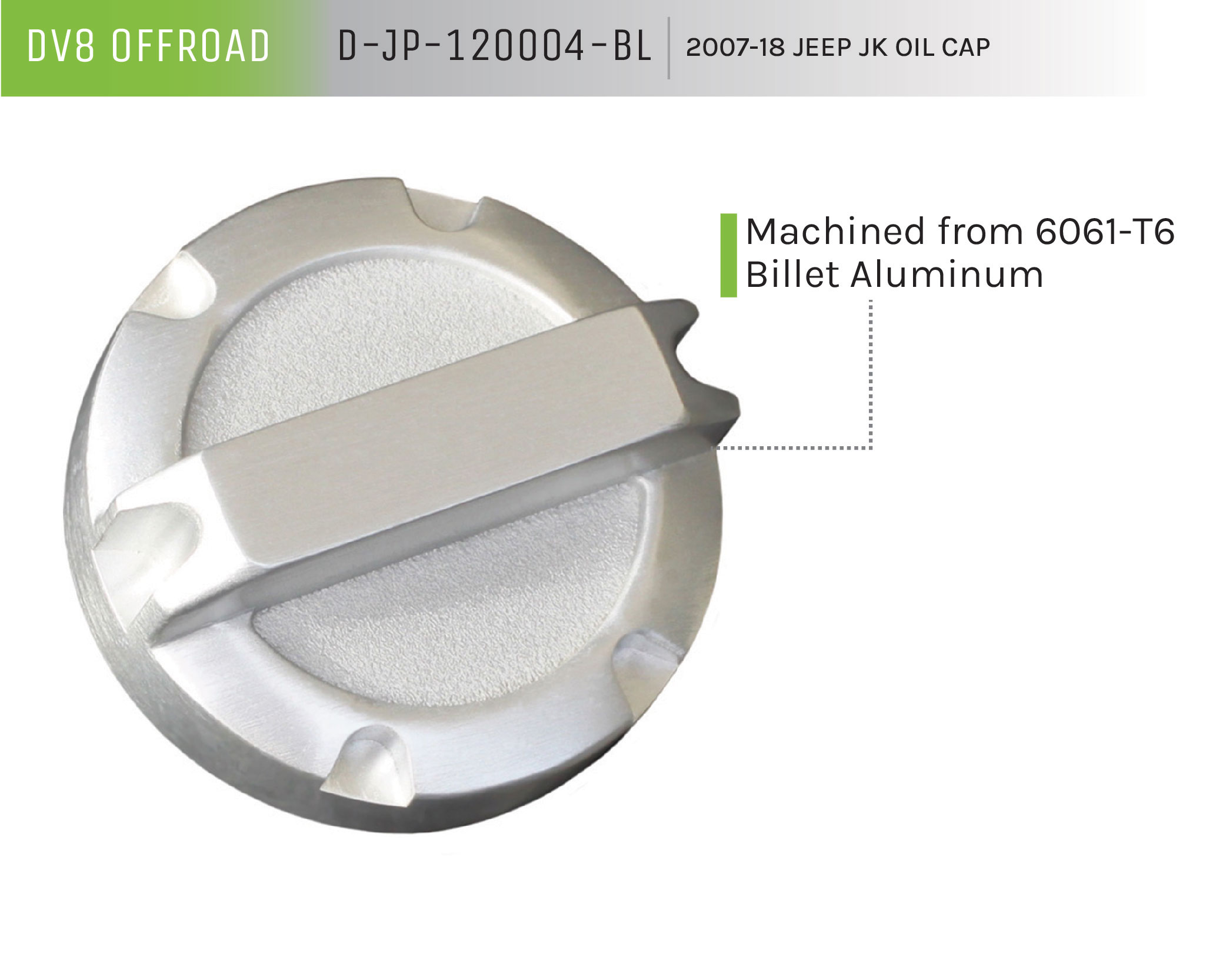 DV8 Offroad Oil Cap D-JP-120004-BL