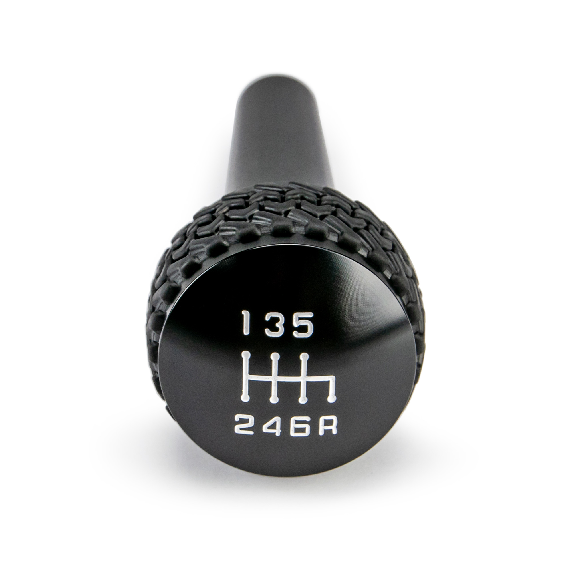 DV8 Offroad 6-Speed Shift Knob; Black D-JP-180012-BK