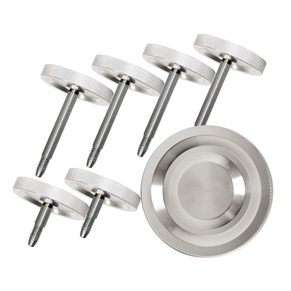 DV8 Offroad Door Surround Knobs; Billet D-JP-180028-BL