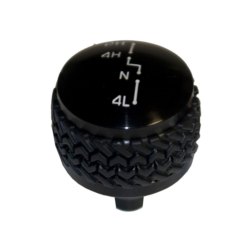 DV8 Offroad 4WD Transfer Case Knob; Black D-JP-180031-BK