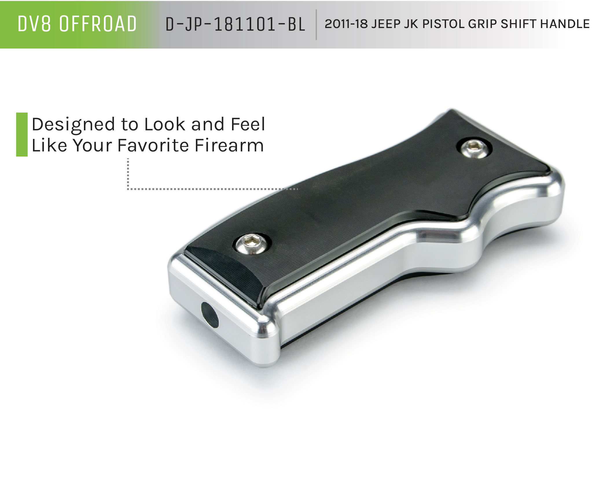 DV8 Offroad Pistol Grip Shift Handle D-JP-181101-BL