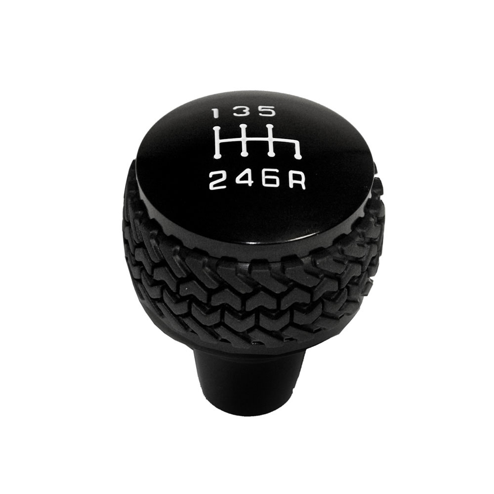 DV8 Offroad 6-Speed Shift Knob; Black D-JP-181112-BK