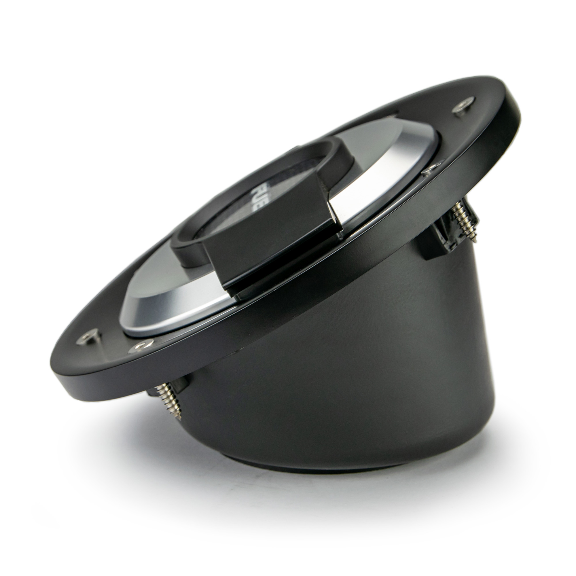 DV8 Offroad Fuel Door Assembly; Blk/Slvr D-JP-190004-BLK