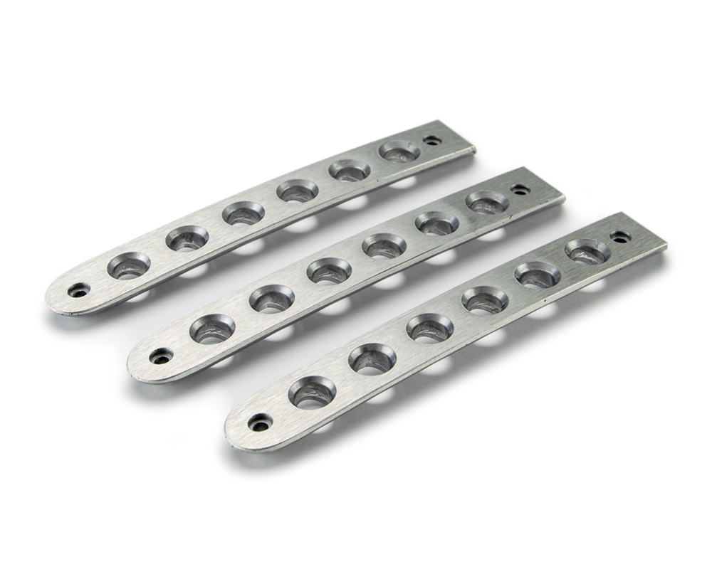 DV8 Offroad Aluminum Door Handle Inserts; 3-Pieces D-JP-190015-AL-3