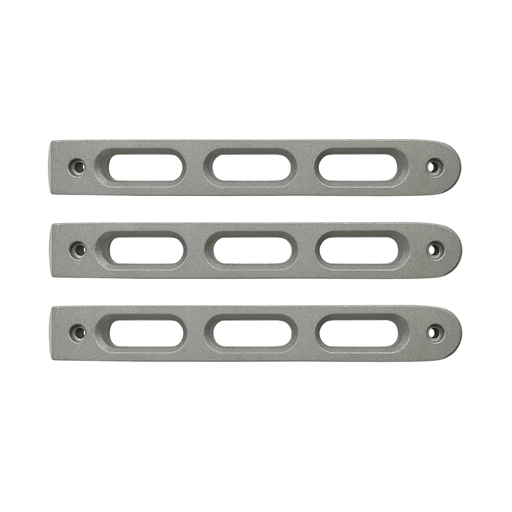 DV8 Offroad Silver Slot Door Handle Insert; 3-Pieces D-JP-190026-AL-3